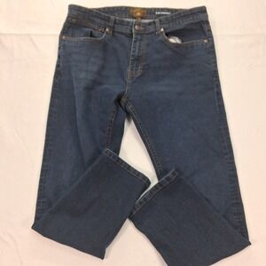 Copper & Oak Jeans Mens 36 Slim Straight Blue Dark Wash Denim EUC‎